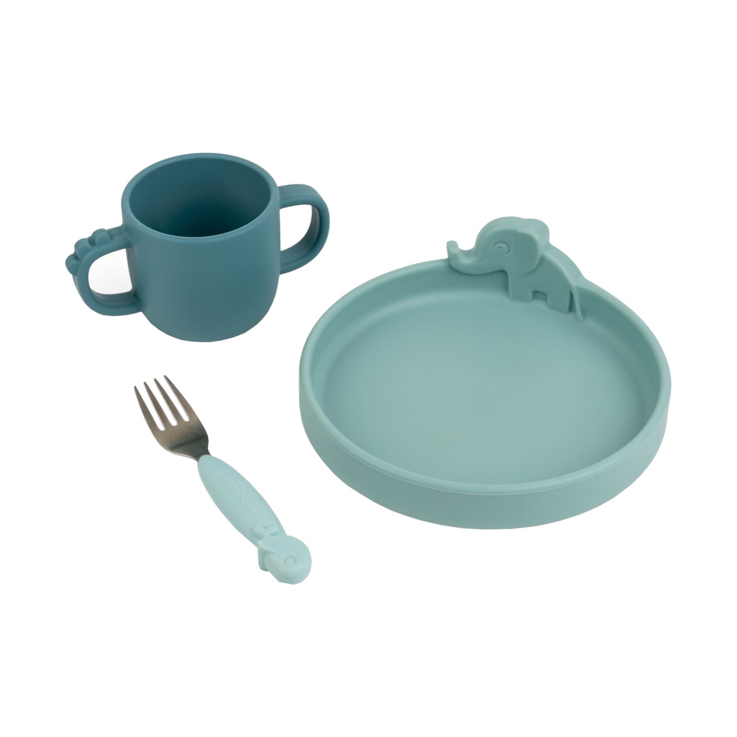 Done by Deer Peekaboo Dinerset Deer Friends Blue - Blauw