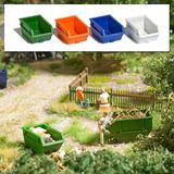 Busch-Jaeger Busch - M-SET: 4 ABSETZCONTAINER 1,5M³ 4 FARBEN H0
