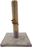 TYROL Kratzboom TYROL Birdy, 42 cm, sisal, grijs, met vogel speelgoed, geschikt voor kittens en jonge katten