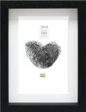 Deknudt Frames Fotolijst - zwart met passe-partout - 10x15 / 13x18 cm