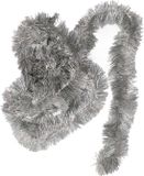 Decoris Kerstslinger Zilver Glans 270 x 7 cm