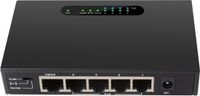 DrPhone PoE S2 - 1000Mbp/s - VLAN POE Switch 5 Poort - 4 POE Poort + 1 Uplink - Ethernet Switch - 30W - 250 Meter Camera systeem
