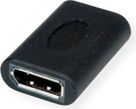 VALUE DisplayPort koppelstuk (v-v) - versie 1.2 (4K 60Hz) / zwart