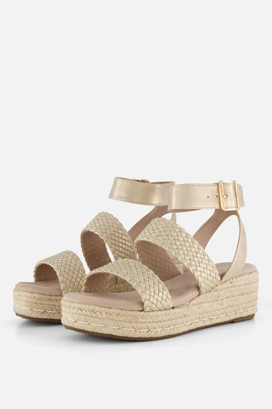 Cellini Espadrilles goud Synthetisch - Maat 38
