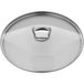 WMF Pannendeksel 24 cm, glazen deksel met vierkante metalen handgreep, deksel voor potten en pannen, hittebestendig glas, vaatwasmachinebestendig
