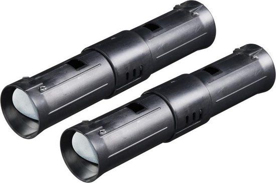 Ubbink 2x Diervriendelijke Mollenval Kokers - 25 cm - Ongediertebestrijding - Zwart