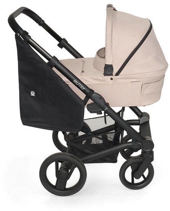 Dooky Zij Tas Voor Kinderwagen en Buggy - Zwart - Met Rits Afsluitbaar
