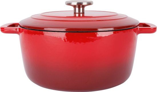 Cosy & Trendy Fontestic Braadpan Gietijzer Rood Ø 24 cm