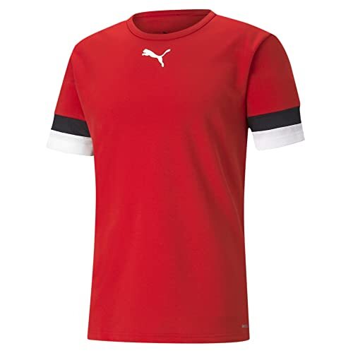 PUMA mens Shirt, Red-Puma Black-Puma White, XL, 704932