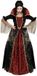 Widmann Vampieren jurk zwart rood creepy