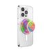PopSockets Ronde telefoongreep compatibel met MagSafe, inclusief adapterring, telefoonhouder, compatibel met draadloos opladen - Boca Palm