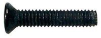 Boston PS-01-BK pickup schroeven 2,6 x 12 mm – vlak verzonken, zwart (12 stuks)