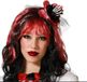 BigBuy Carnival hoofdband Intens Rood Halloween