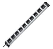 Kopp POWERversal stekkerdoos 1,4m zwart, zilver 3600 watt