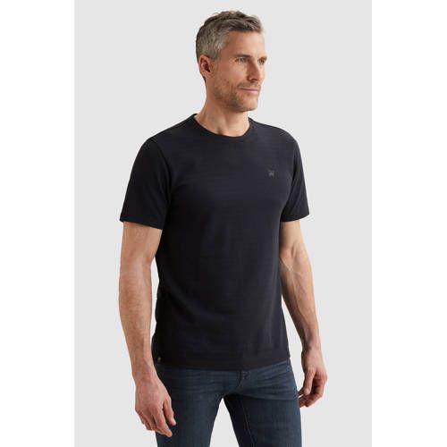 Vanguard T-shirt fijn gebreid donkerblauw