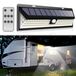 Lampe de camping solaire, 118 LED, détecteur de mouvement, télécommande, étanche