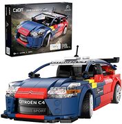 DQB DeQUBE Elke bricks - Citroën C4 WRC (Sebastian LOEB) - bouwpakket - met R/C en app-besturing - officieel Citroen product - 329 delen - + 6 jaar - schaal 1:18 (DEQUBE 927DE51078)