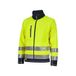 U-Power HL207YF Linea Hi Light Model Boing Fleecejack met doorlopende ritssluiting, 100% polyester, neongeel, maat M