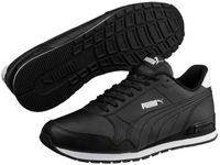 Puma St Runner V2 Full L 365277 Heren Sneakers Leer Zwart Wit