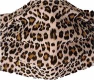 Merkloos / Sans marque Cepewa Gmbh 3x Beschermende mondkapjes met luipaard print - Gezichtmaskers - Mondmaskers/mondkapjes