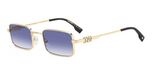 Dsquared2 D2 0104/S GOLD BLUE/BLUE SHADED 52/22/145 Heren Zonnebril