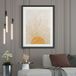 Soleil Boho Affiche / Poster - 60x80 Cm - Bordure Blanche
