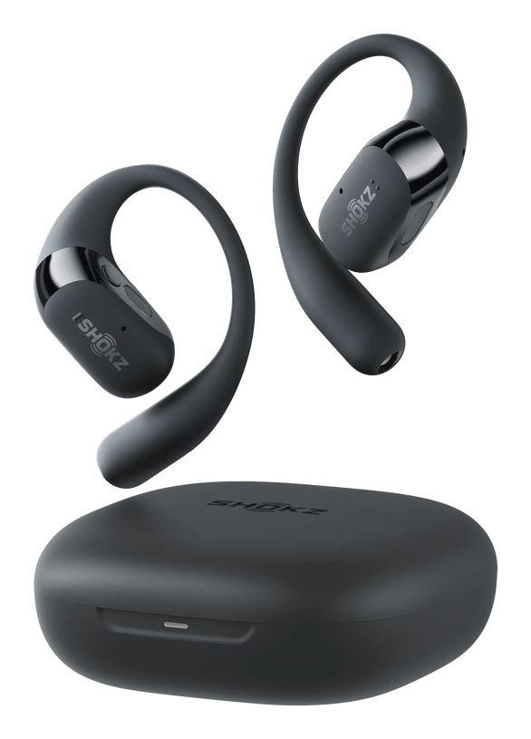 Shokz OpenFit 2 - Draadloze Oordopjes met Oorhaak - Zwart