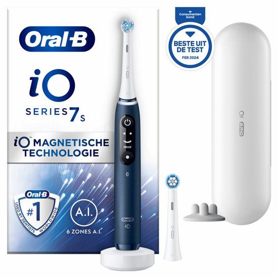 Oral-B iO 7S Elektrische Tandenborstel - Blauw