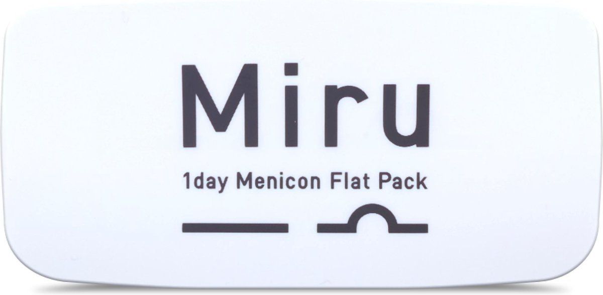 Menicon Miru Flat Pack daglenzen zacht, 30 stuks / +1,75 dioptrieën