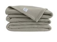 Fleecedeken POYET MOTTE Fleecedeken polyester - staal 240 x 260 cm