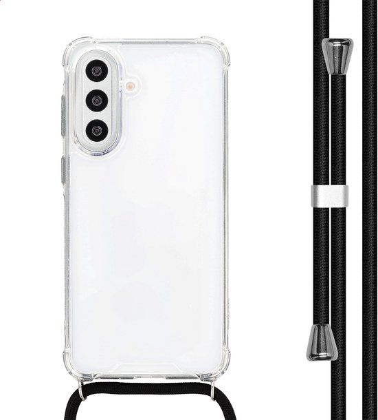 imoshion Hoesje - Geschikt voor Samsung Galaxy A57 (5G) - Backcover met koord - Zwart