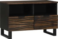 vidaXL TV-meubel Walnotenhout 70 x 33 x 46 cm