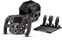 Thrustmaster T598 Direct Drive Sim Racing Bundle (PS5 / PS4 / PC) – T598 Servo Base (5Nm/10Nm Peak) + Ferrari SF1000 Formule Stuurwiel + Raceline Pedals III – Next-Gen Direct Axial Drive Racestuur Set
