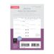 Filofax Pocket Vulling Week Op 2 Pagina's Garden 2025