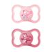 MAM Air fopspeen voor baby's, vanaf 16 maanden, mat roze, 2 stuks