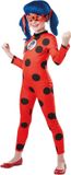 Rubies Netherlands b.v. Deluxe Miraculous Ladybug Kostuum met Knuffeltje voor Meisjes - Maat 140