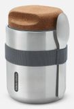 Black+Blum RVS Thermos Voedselcontainer - 550ml - Grijs
