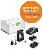 Festool CXS 18 TBX4,0 I-Plus Perceuse-visseuse à batterie