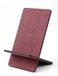 RHODIA 120040C - Telefoonstandaard - 8 x 8,5 x 13 cm - Voorzijde Imitatieleer Kleur Amarant/Achterzijde Bedrukt Kleur Bloemboeket - Orange Botanique Collectie