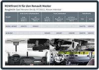 Remis REMIfront IV Renault Master 2011 - Q3 / 2019 / verticaal / kader grijs / geplooid licht beige