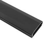My Wall Aluminium Kabelgoot - 60 mm - 20 mm - Vouw- en kliksysteem - 1,1 meter - Zwart