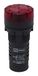 Volledig RS PRO Volledig controlelampje met LED-sirene, rood, 230 V AC, Ø uitsparing 22 mm, IP30