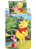 Disney Winnie The Pooh Winnie the Pooh Dekbedovertrek Poohbeer en Knorretje 90 x 140 cm Katoen