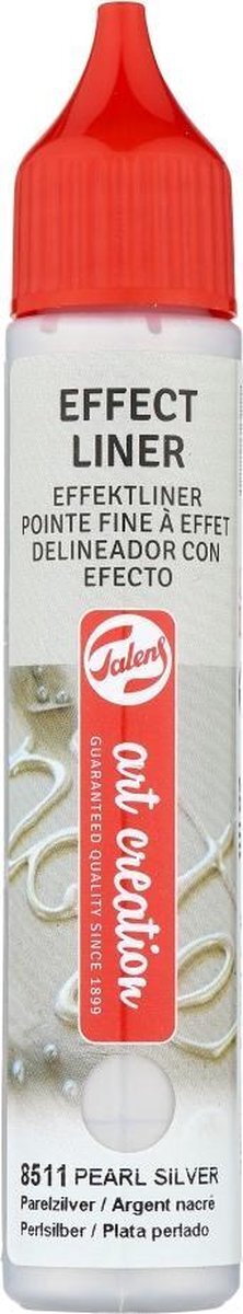 Royal Talens Talens Effect Liner/Dot Stift Pearl Silver 28ml | 8511