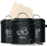 Kitchen Quality Boîte de rangement pour légumes - Set de 3 - Métal - 5 L