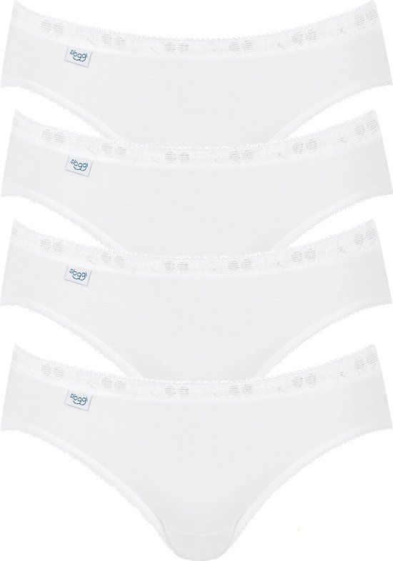 sloggi Basic+ Dames Mini slip - 4-pack - Wit - Maat 44
