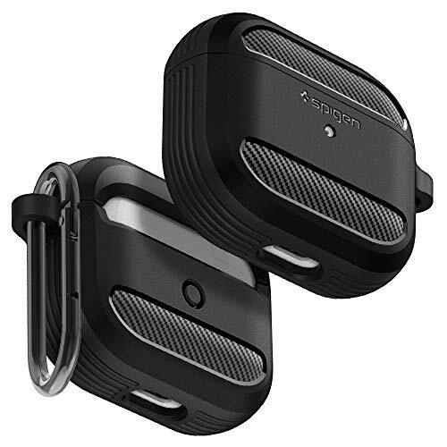 Spigen Rugged Armor AirPods 3 Hoes - Zwart zwart