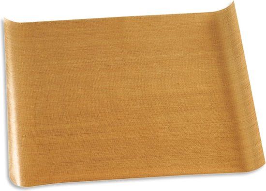Merkloos Classic duurzame bakfolie 40 x 50 cm - glasweefsel gecoat - hittebestendig - scheurvast - herbruikbaar