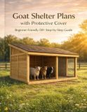 Goat Libri GmbH Goat Shelter Plans with Protective Cover
