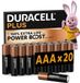 Duracell Plus AAA Alkaline Batterijen - 1.5V, LR03 - 20 Stuks